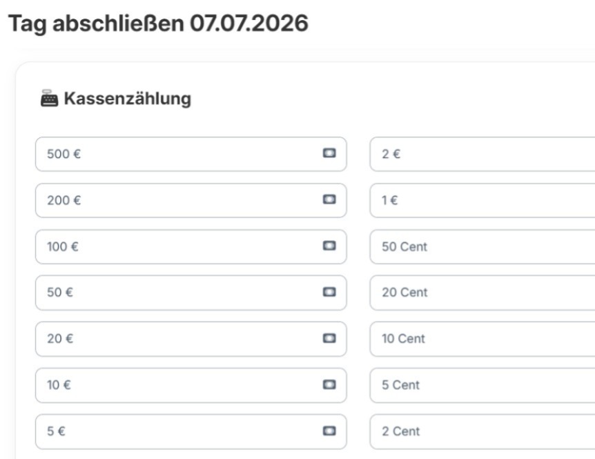 Nachtabschluss